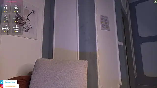 EnriqueBarberry online show from February 22, 6:28 am