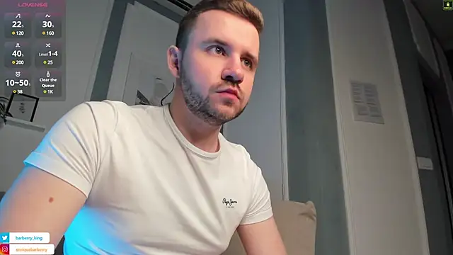 EnriqueBarberry online show from March 15, 6:25 am