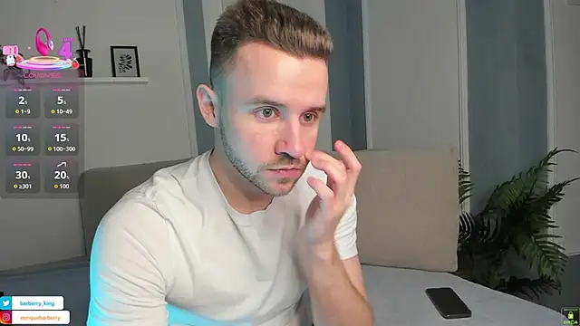 EnriqueBarberry online show from March 25, 12:15 pm