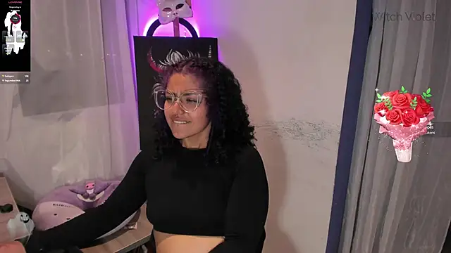 Snapshot of witchviolet chatting on February 14, 3:00 am witchviolet online show from February 14, 3:00 am