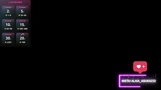 Alaia Asuka online show from November 10, 1:21 am