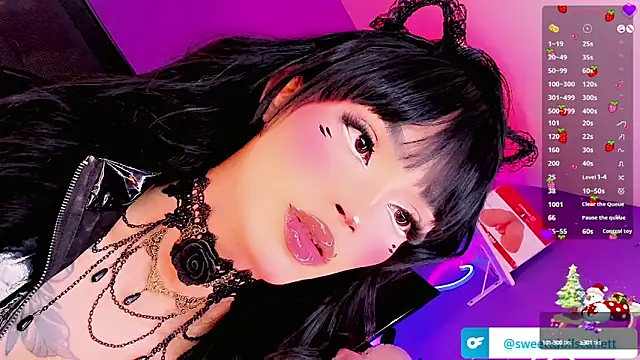 Snapshot of sweettdoll_scarlett chatting on December 22, 5:01 am sweettdoll scarlett online show from December 22, 5:01 am