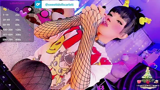 Snapshot of sweettdoll_scarlett chatting on December 15, 11:55 am sweettdoll scarlett online show from December 15, 11:55 am