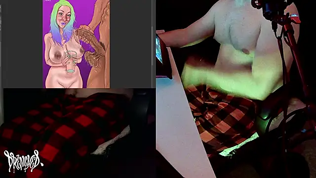 DrenchedArt online show from March 6, 9:09 pm