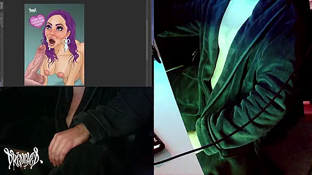 Snapshot of DrenchedArt chatting on December 23, 7:41 pm DrenchedArt online show from December 23, 7:41 pm