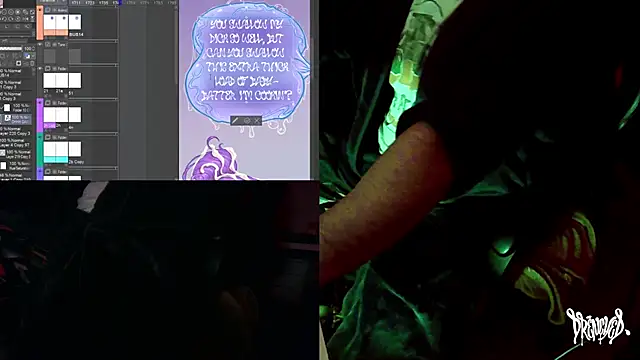 DrenchedArt online show from October 15, 4:44 am