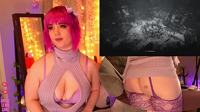 Angel-Lewd-Cake online show from November 23, 5:45 pm