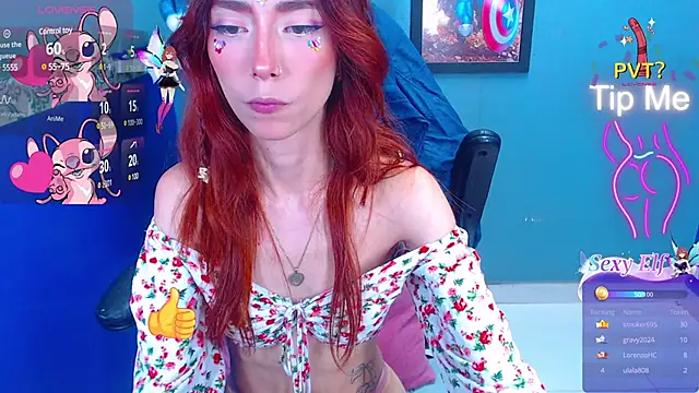 Snapshot of Erika_Stevens chatting on February 20, 9:53 pm Erika Stevens online show from February 20, 9:53 pm