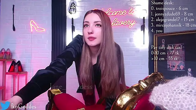 Snapshot of Jane_Goddess chatting on March 13, 9:32 am Jane Goddess online show from March 13, 9:32 am