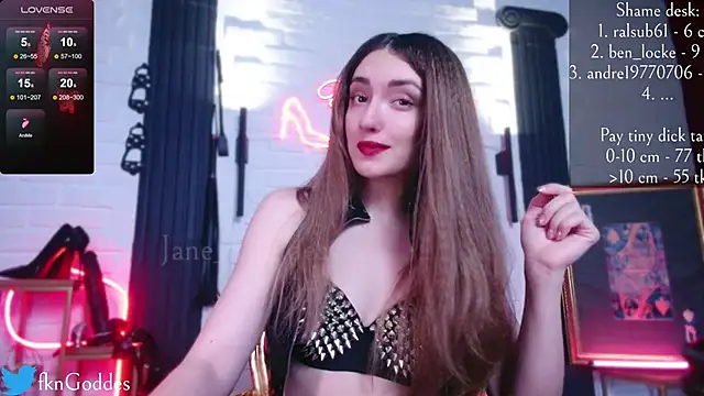 Snapshot of Jane_Goddess chatting on February 2, 1:08 pm Jane Goddess online show from February 2, 1:08 pm