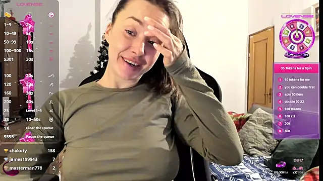 Snapshot of PlayfulGoddess chatting on February 13, 6:26 pm PlayfulGoddess online show from February 13, 6:26 pm