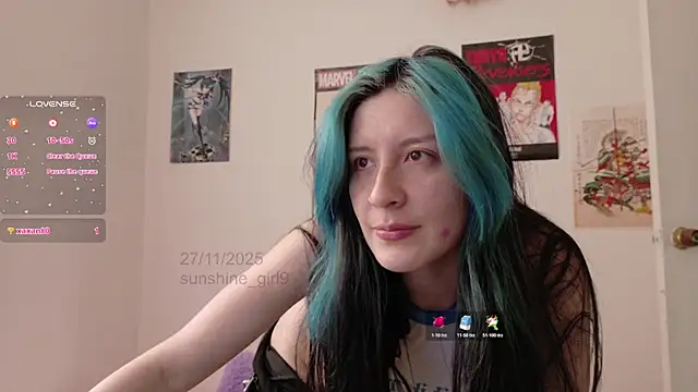 Snapshot of sunshine_girl9 chatting on November 27, 7:47 pm sunshine girl9 online show from November 27, 7:47 pm
