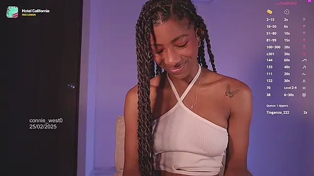 Snapshot of connie_west0 chatting on February 25, 10:09 pm connie west0 online show from February 25, 10:09 pm