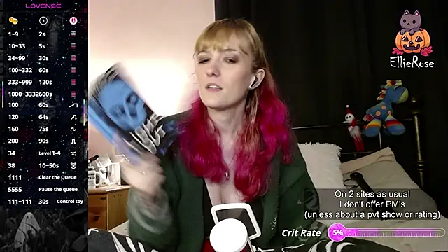 EllieeRose online show from February 26, 6:30 pm