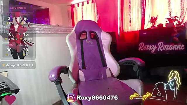 roxy roxxan online show from May 11, 2:45 pm