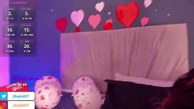 Snapshot of Shayla27 chatting on February 18, 1:18 pm Shayla27 online show from February 18, 1:18 pm