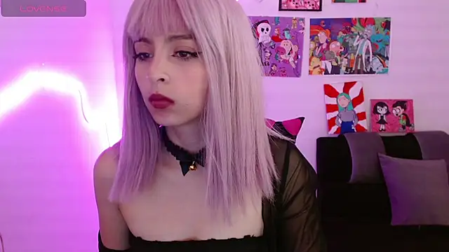 Snapshot of Kind_Scarlett chatting on February 27, 2:14 am Kind Scarlett online show from February 27, 2:14 am