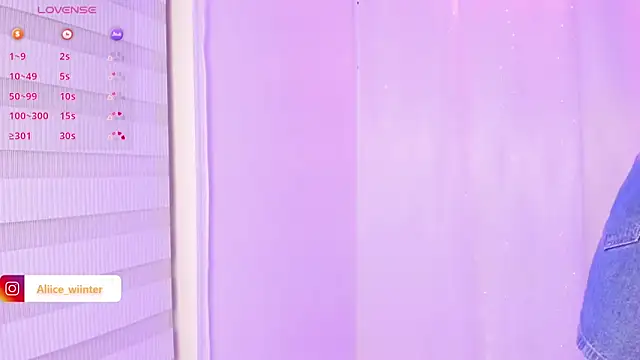 Alice winter  online show from March 5, 10:21 pm