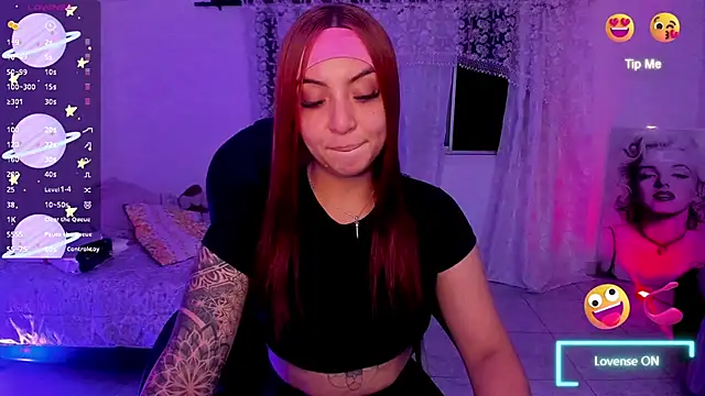 Snapshot of KetziaDoll chatting on February 21, 1:07 am KetziaDoll online show from February 21, 1:07 am