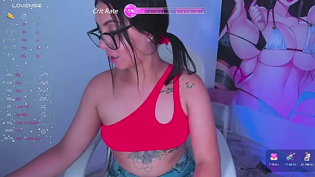 Snapshot of KetziaDoll chatting on February 20, 7:12 am KetziaDoll online show from February 20, 7:12 am