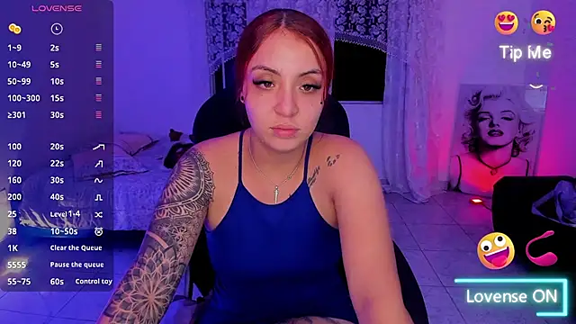 Snapshot of KetziaDoll chatting on February 16, 4:11 am KetziaDoll online show from February 16, 4:11 am