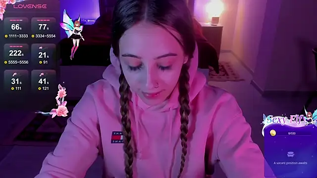 Snapshot of MelodyElf chatting on March 27, 5:36 pm MelodyElf online show from March 27, 5:36 pm