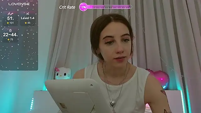 Snapshot of MelodyElf chatting on March 19, 5:17 pm MelodyElf online show from March 19, 5:17 pm