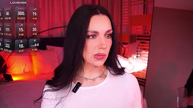 Snapshot of LunaNight chatting on February 7, 8:28 pm LunaNight online show from February 7, 8:28 pm