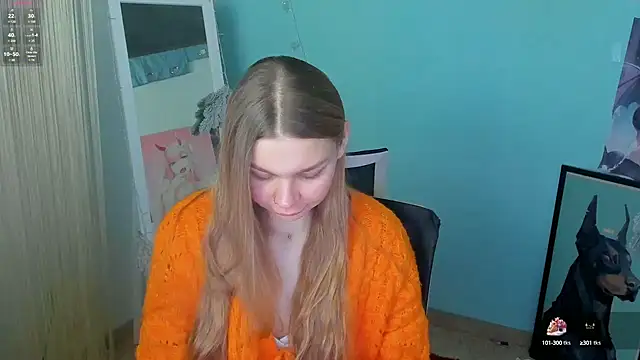 Snapshot of Molly_sweetie chatting on January 21, 6:54 am Molly sweetie online show from January 21, 6:54 am