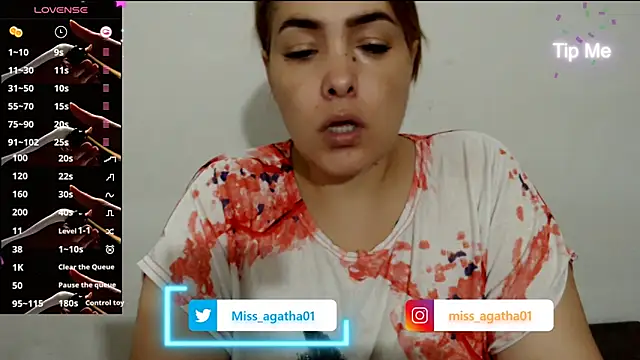 Snapshot of Miss_Agatha chatting on February 5, 2:37 pm Miss Agatha online show from February 5, 2:37 pm