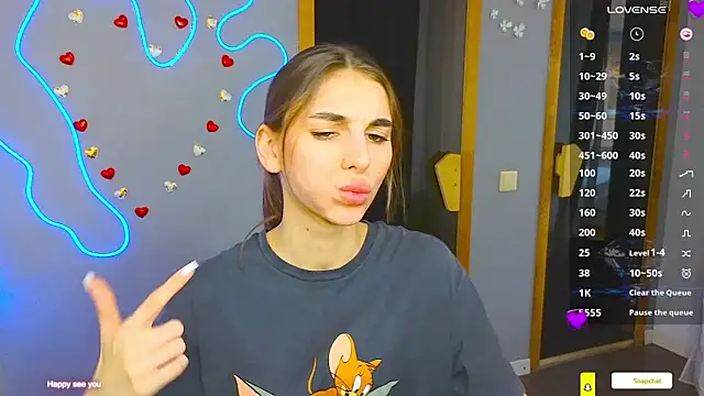 Snapshot of EmmyGreans chatting on February 27, 12:45 pm EmmyGreans online show from February 27, 12:45 pm