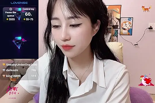 Snapshot of _LLisa_ chatting on March 2, 10:34 pm LLisa online show from March 2, 10:34 pm