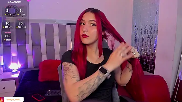 Megan wolf1  online show from January 10, 5:15 am