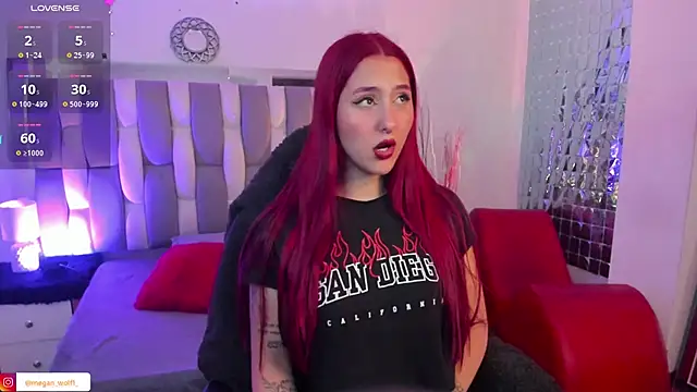 Megan wolf1  online show from February 6, 4:42 am