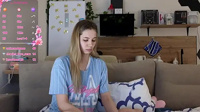Snapshot of Girl_alone_home chatting on March 20, 8:31 am Girl alone home online show from March 20, 8:31 am