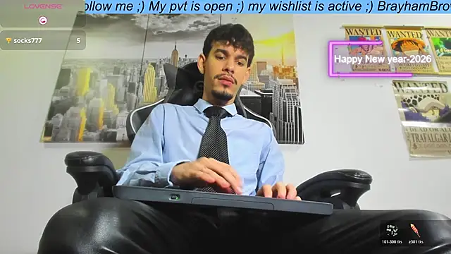 BRAYHAMBROWN online show from January 15, 3:10 am