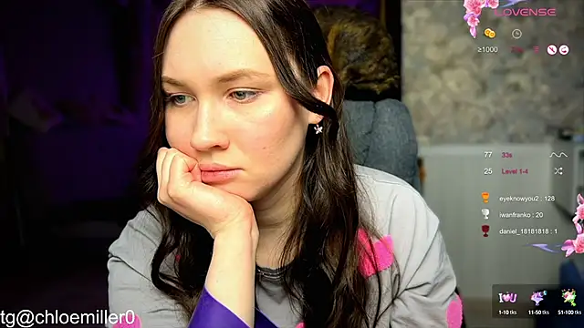 Snapshot of ChloeMillerMeow chatting on January 29, 1:05 am ChloeMillerMeow online show from January 29, 1:05 am