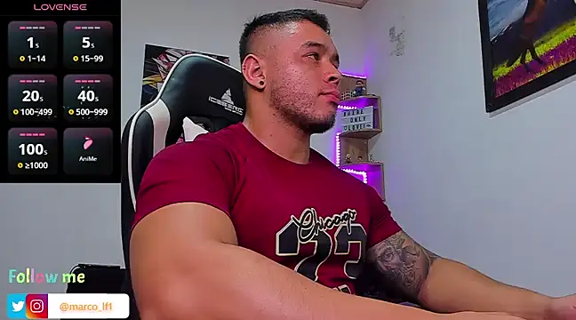 Marco diaz1 online show from February 10, 11:55 pm