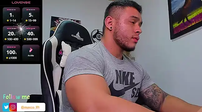 Marco diaz1 online show from February 17, 9:21 pm