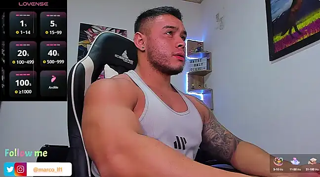 Marco diaz1 online show from February 15, 10:42 pm