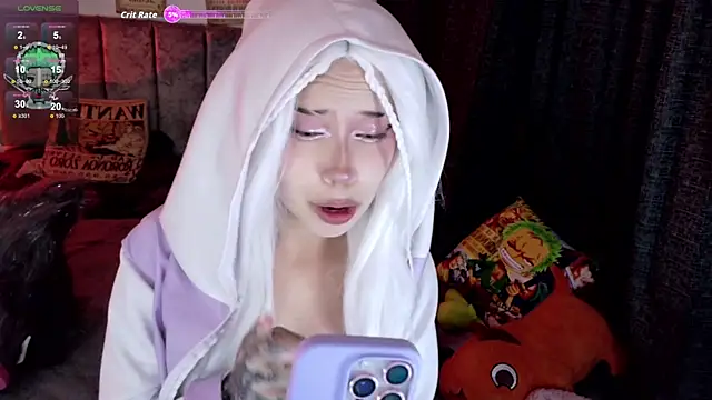 Snapshot of Inori_08 chatting on October 2, 12:25 am Inori 08 online show from October 2, 12:25 am