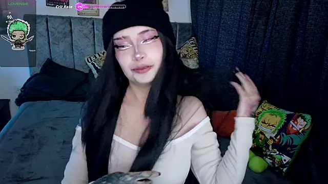 Snapshot of Inori_08 chatting on October 1, 12:27 am Inori 08 online show from October 1, 12:27 am