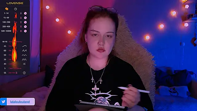 Snapshot of lala_loulou_land chatting on March 1, 8:42 pm lala loulou land online show from March 1, 8:42 pm