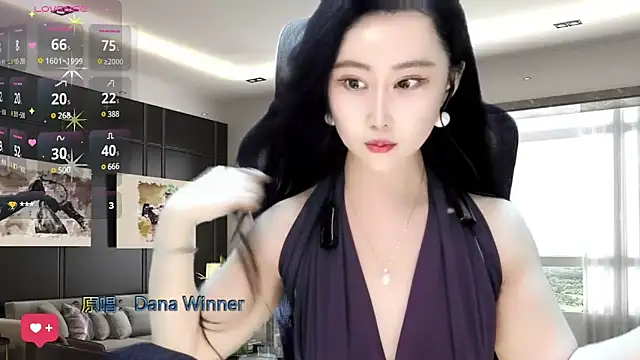 Snapshot of W-E-N-123 chatting on February 6, 2:22 am W-E-N-123 online show from February 6, 2:22 am