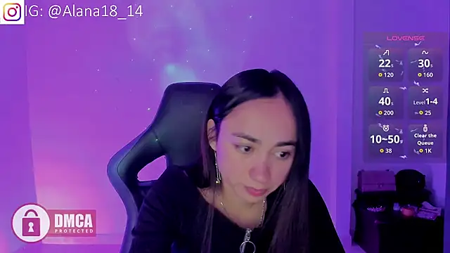 Snapshot of Alana_Pherson chatting on January 18, 6:06 am Alana Pherson online show from January 18, 6:06 am