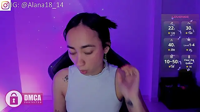 Snapshot of Alana_Pherson chatting on January 19, 7:34 am Alana Pherson online show from January 19, 7:34 am