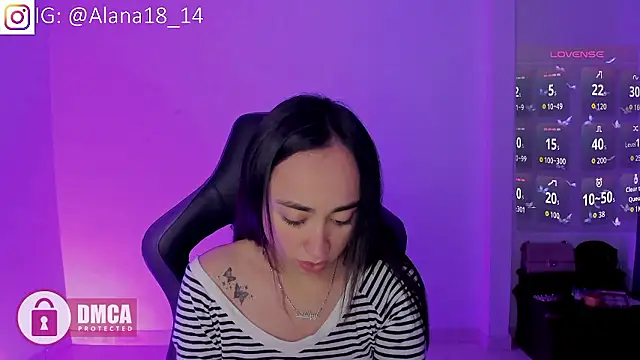 Snapshot of Alana_Pherson chatting on January 17, 5:00 am Alana Pherson online show from January 17, 5:00 am