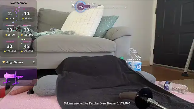 peachymexo online show from April 10, 7:10 pm