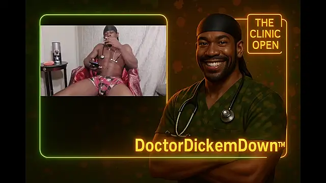 Snapshot of DrDickemDown88 chatting on October 13, 10:06 am DrDickemDown88 online show from October 13, 10:06 am
