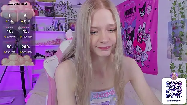 Snapshot of Milia_Parker chatting on February 10, 2:52 am Milia Parker online show from February 10, 2:52 am